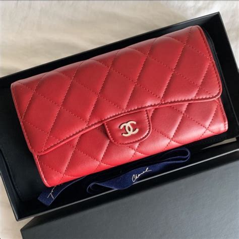 chanel long open flap wallet|chanel wallet sarah medium.